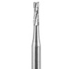 Beavers FG #557 straight fissure crosscut carbide bur, pack of 10 burs