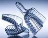President Clear #2 Large Lower Full Arch Plastic Impression Trays, 12/Pk