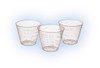 Crosstex 1 oz. Medicine/Mixing Cups - Clear Plastic, Box of 100