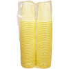 Crosstex Yellow 5 oz. Plastic Cups, Case of 1000