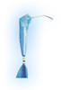 Brixton 2.5' x 10' Disposable air/water Syringe Sleeve, Blue with pre-punched