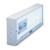 Slimline Illuminator, Steel construction with a white enamel finish, Desk