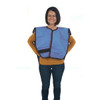 House Brand Adult Lead Apron Panoramic Poncho Blue, 1/Pk. 0.3 mm lead