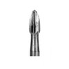 House Brand FG #7408 12 blade Egg shaped T&F bur, clinic pack of 100