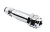 House Brand Fitting, Poly Female Panel Mount 1/4' Coupler with Shut-off. Single