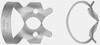 Hu-Friedy Satin Steel #14 Winged Partially erupted or Irregularly Shaped Molars
