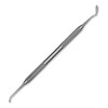 Hu-Friedy #2 Woodson double end plastic filling instrument with #6 Satin Steel