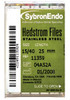 SybronEndo #25, 21mm Hedstrom Files 6/Box. Stainless Steel