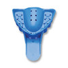 Tray-Aways #5 Perforated Small Upper Full-Arch Blue Plastic Impression Trays