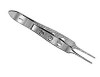 Vantage 3-3/8' Bishop-Harmon Tissue Forceps, 1 x 2 Teeth