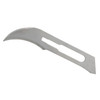 Myco Medical #12B Sterile Carbon Steel Surgical Scalpel Blade, Box of 100 blades