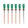 One File G Plastic Carrier Obturators, 5 x #35 (Green) Obturators + 1 verifier