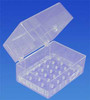 Palmero 27-Hole FG-Type Bur Block With Box, Clear Plexiglass, Comes in a clear