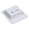 Bondwell 2-Well Disposable Mixing Wells - WHITE 200/Bx