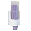 Plasdent Cup Dispenser, translucent with white base, for 5 oz drinking cups