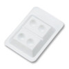 Bondwell 4-Well Disposable Mixing Wells - WHITE 200/Bx