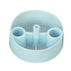 Screen-4-Vac 2.125' Disposable Evacuation Traps #5501 - Blue, fit Adec models