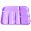 Plasdent Set-up Tray Divided Size B (Ritter) - Neon Purple, Plastic, 13-1/2' x