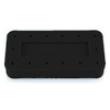 Plasdent Rectangular Bur Block - Black, Magnetic, 14 Burs Capacity, Dimension