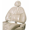 Safe-Dent 27.50' x 24' Half Chair Sleeves, Clear Plastic, 900/Case. Easy