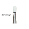 Dura-White RD2 round CA (contra angle), 12/pk, aluminum oxide finishing stones