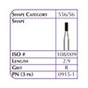 Hybrid Points FG #556 Diamond Bur 1/Pk. Regular Grit