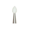 Dura-White FL1 flame HP (handpiece), 12/pk, aluminum oxide finishing stones