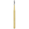 Great White Gold FG #GW1557 SL Straight Fissure Round End Carbide Burs 5/Pk