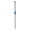 Piranha Diamonds FG #801.014 Medium Grit, Round Shaped, Single Use Diamond Bur