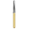 Great White Ultra FG #856.018 Round End Taper Carbide Bur, Package of 5 Burs