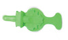 Mr. Thirsty One-Step Isolation Device - Pedo/Small Adult, Green 100/Pk