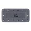 Zirc 14 Hole Gray, Magnetic Bur Block with Microban. Autoclavable/Chemiclavable