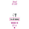 Screws and Tacks 1.4 mm x 4 mm, Wide Head Screw