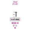 Screws and Tacks 1.4 mm x 6 mm, Wide Head Screw
