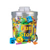 Fun Stop Canister Mix Smile Themed Toys, 132/Canister