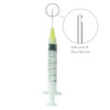 Endo Irrigation Syringe with Tip Endo Irrigation Syringe w/ Tip, 27 Gauge, 100/Box, Yellow