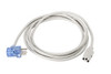 Hospital Grade Cord, Right Angle, #18 Gauge, IEC Style