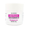 One Touch Topical Anesthetic Gel Strawberry 30gm/Jar (Hager - 554306) - exp. 11/2025