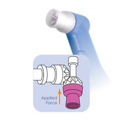 Prophy Angles (Sparkle), Firm Cup, White, Latex-Free, 100/Box