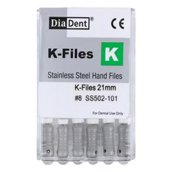 K-Files 21mm, 6/Box (Diadent)