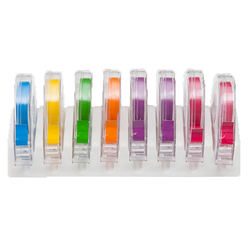E-Z ID Tape System, Vibrant, 8/Box