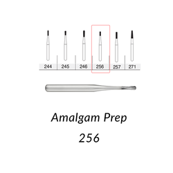 SS White Carbide Burs. FG-256 Amalgam Prep. Clinic Pack of 100 pcs/bag
