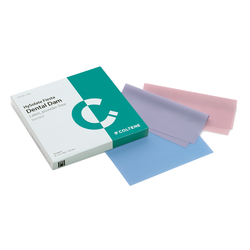 HySolate Fiesta Latex Dental Dam assorted medium 6x6, 36 pcs