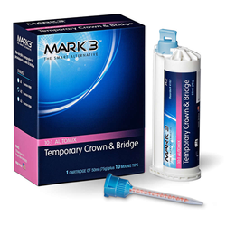 Temporary Crown & Bridge 10:1  50ml. Cartridge (75gm.) & 10 Tips