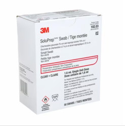 SoluPrep Large Swab (2% w/v chlorhexidine gluconate and 70% v/v isopropyl alcohol) Tinted