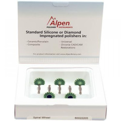Alpen ShapeGuard Spiral CAD/CAM Restoration RA/L Spiral 140 f/ Zirconia Box 5/Pk
