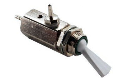 Toggle Cartridge Valve, Momentary, 3-Way, Normally Open, Gray