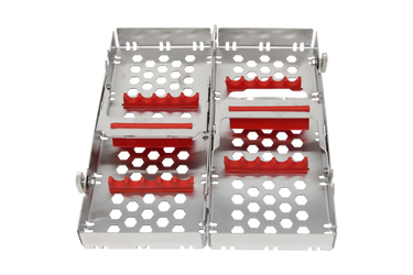 Sterilization Cassette for 10 Instruments, Double Decker - 200x82x40, Detachable
