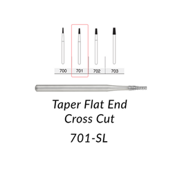 Carbide Burs FG-701SL Pack of 100/Bag