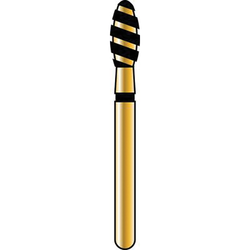 G379T-314-023-05.0-C, Alpen Diamonds, TurboCut Football Diamond Bur 5/Pk